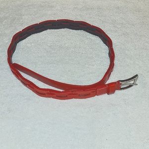 Ladies red belt